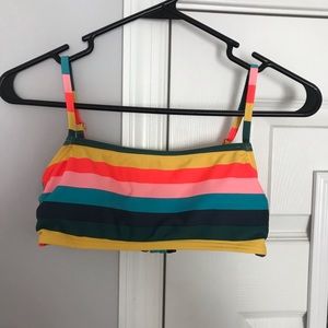 Striped Bikini Top